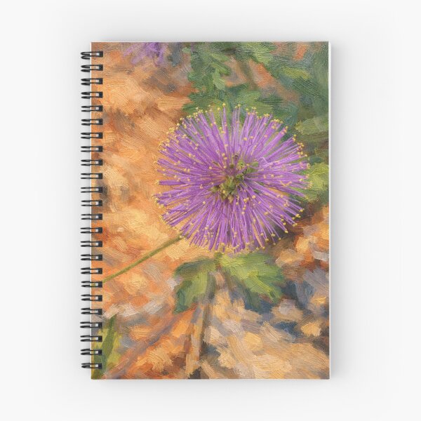 Item preview, Purple Sensitive Briar Wildflower Digital Oil Painting designed and sold by Blossom-Breeze.