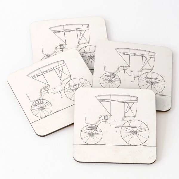 Item preview, Elegant Horse Carriage Design | Vintage Travel designed and sold by GammaRay.