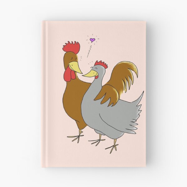 Item preview, Cute Chicken Couple (hen+rooster) designed and sold by Teacher Lisi.
