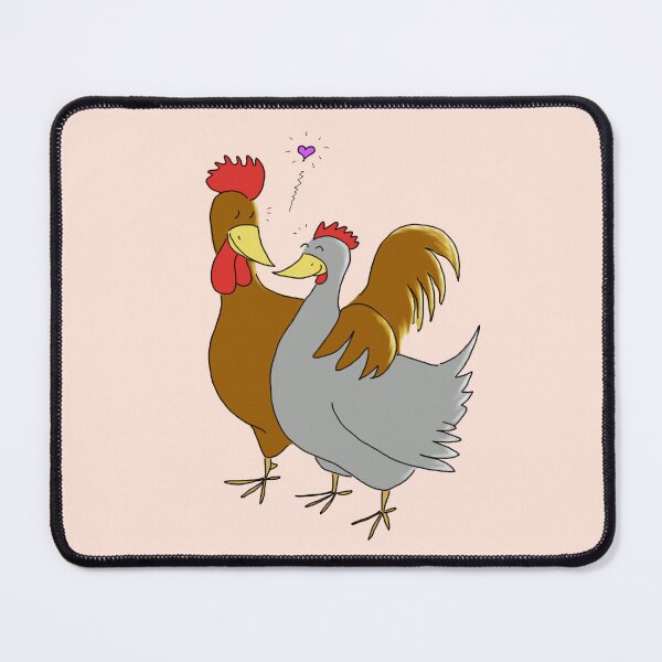 Item preview, Cute Chicken Couple (hen+rooster) designed and sold by Teacher Lisi.