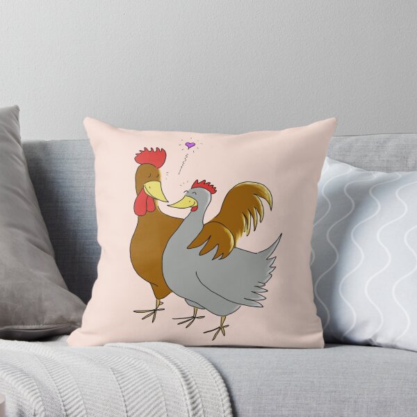 Item preview, Cute Chicken Couple (hen+rooster) designed and sold by Teacher Lisi.