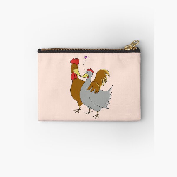 Item preview, Cute Chicken Couple (hen+rooster) designed and sold by Teacher Lisi.