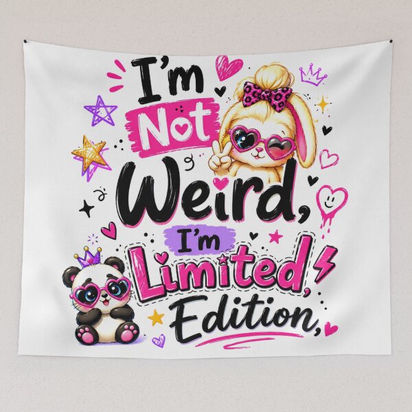 Item preview, I'm Not Weird I'm Limited Edition designed and sold by Amberkhaan.