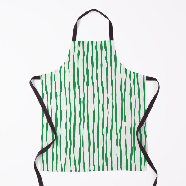 Item preview, Lush Sway – Organic Vertical Lines Abstract Pattern with Rich Green Aesthetic designed and sold by Helmina Groper.