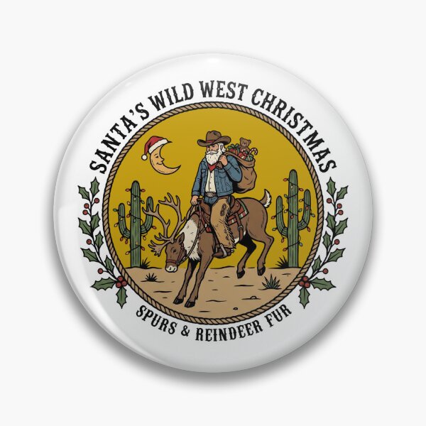 Item preview, Santa’s Wild West Christmas Cowboy Santa Western North Pole Holiday designed and sold by Milasneeze.
