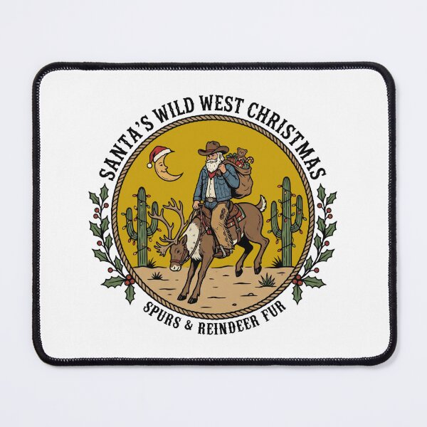 Item preview, Santa’s Wild West Christmas Cowboy Santa Western North Pole Holiday designed and sold by Milasneeze.