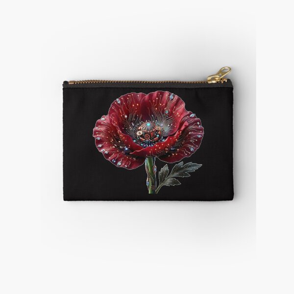 Item preview, Techno Poppy: Nineteenth Star Metamorphosis Bloom designed and sold by CalmFrameArt.