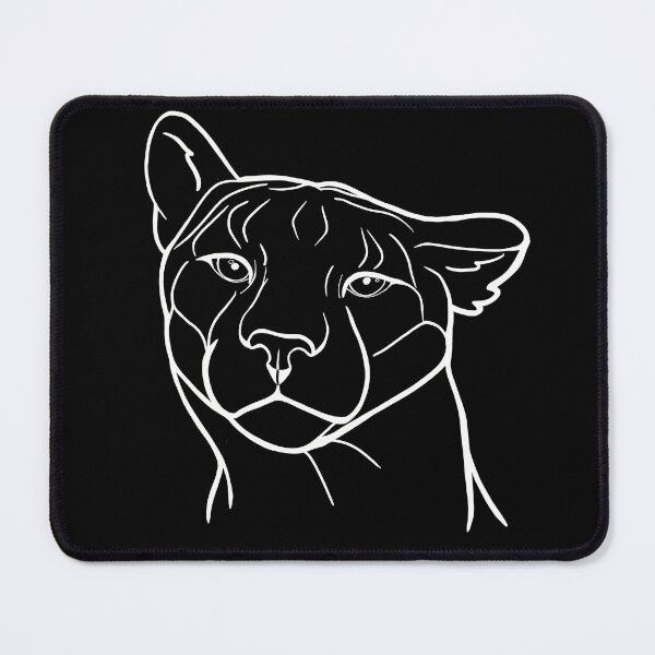 Item preview, Puma Sassy Portrait White designed and sold by Kaytertrib.