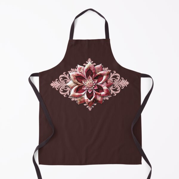Item preview, Pink Flower on Pink Swirl Pattern designed and sold by SideDishDesign.