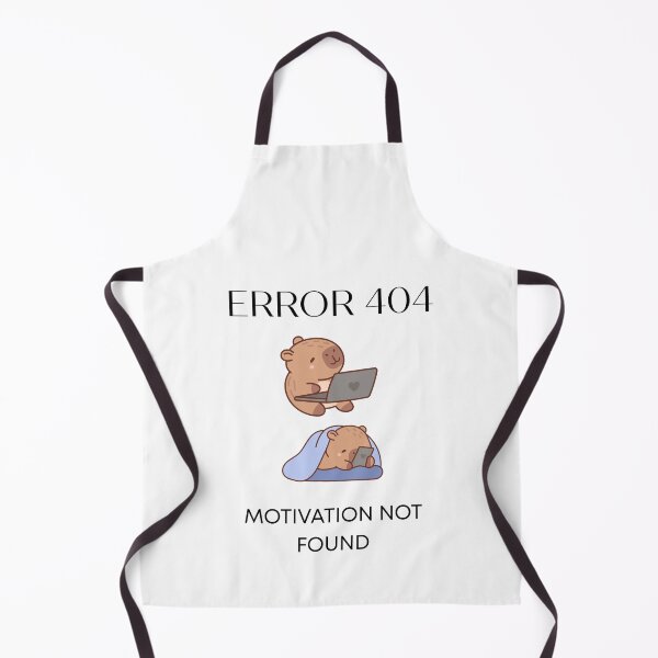 Item preview, Error 404 Motivation Not Found Funny Logo designed and sold by logowannawear.