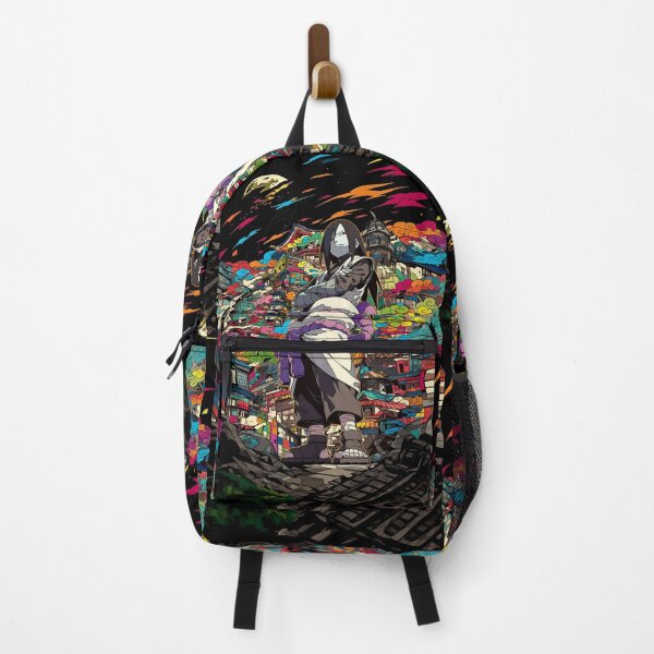Item preview, Orochimaru Neon Village Anime Aesthetic Art Print | Dark Snake Ninja Art designed and sold by Dyan4.