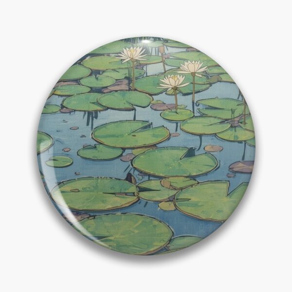 Item preview, Monet Water Lilies Ukiyo-e Japanese Woodblock Mashup designed and sold by Vandy Fullam.