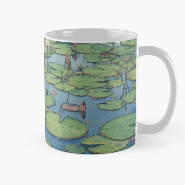 Item preview, Monet Water Lilies Ukiyo-e Japanese Woodblock Mashup designed and sold by Vandy Fullam.