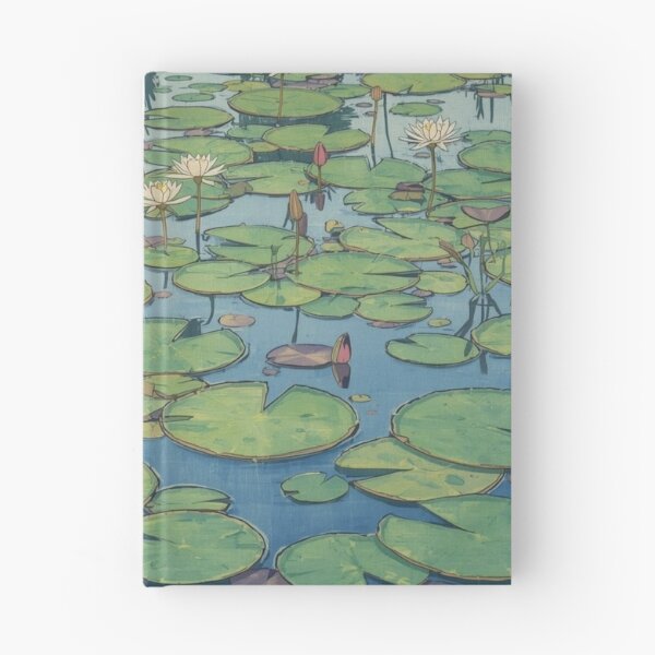 Item preview, Monet Water Lilies Ukiyo-e Japanese Woodblock Mashup designed and sold by Vandy Fullam.