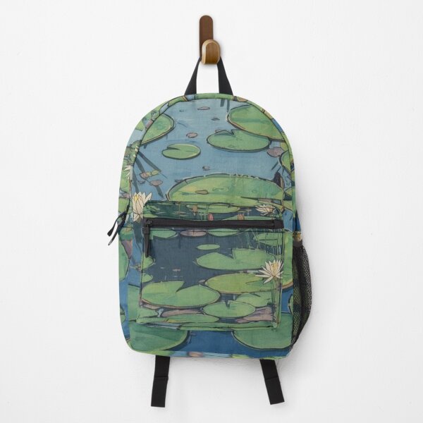 Item preview, Monet Water Lilies Ukiyo-e Japanese Woodblock Mashup designed and sold by Vandy Fullam.