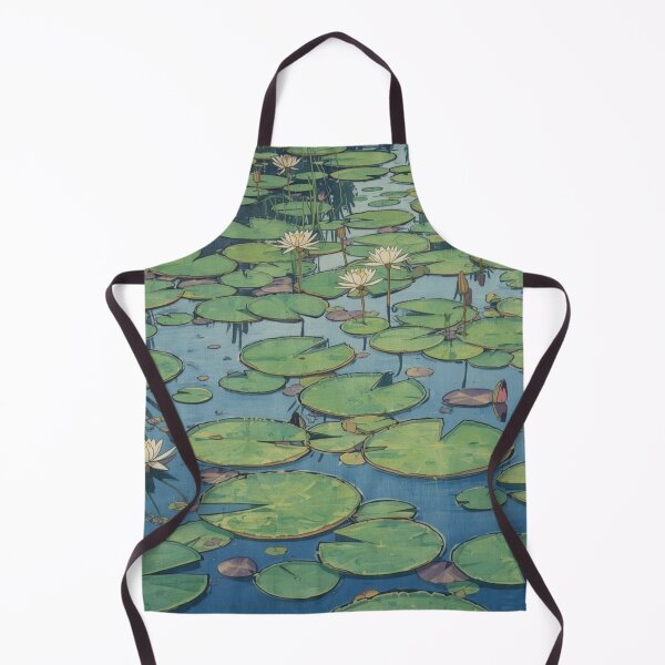 Item preview, Monet Water Lilies Ukiyo-e Japanese Woodblock Mashup designed and sold by Vandy Fullam.