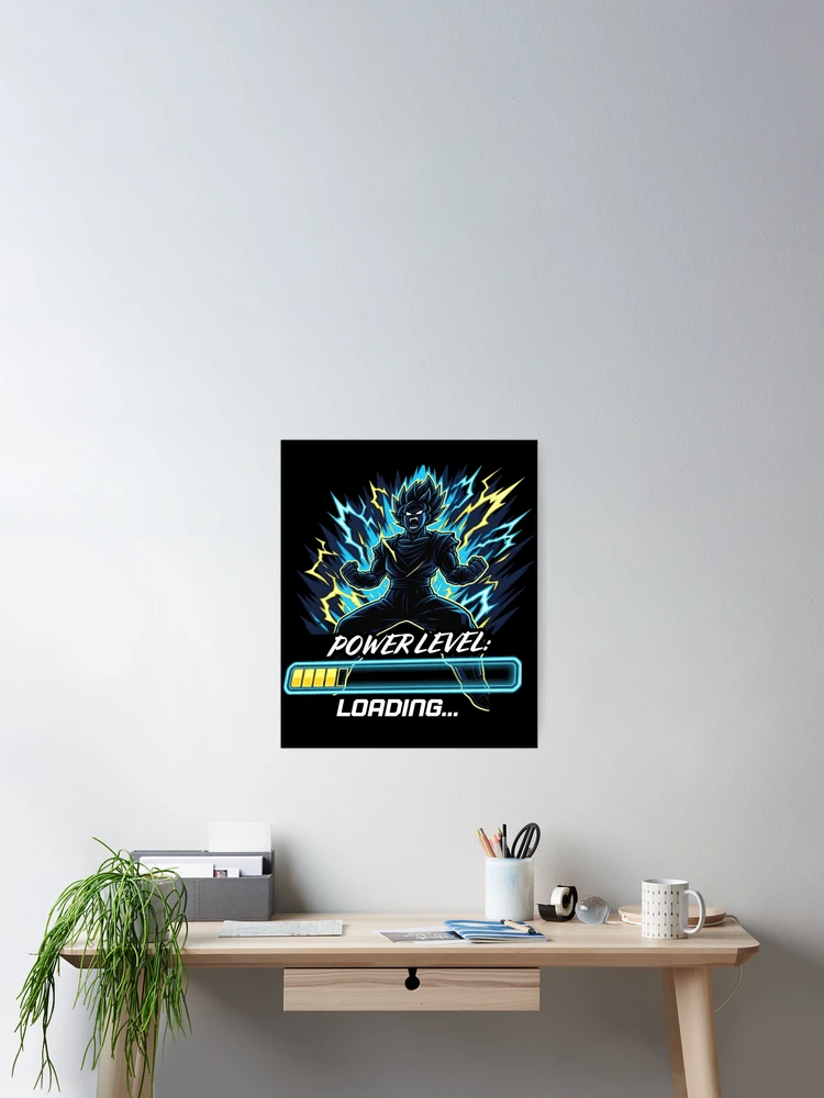 Thumbnail 2 of 3, Poster, Power Level Loading designed and sold by Wit & Wear.