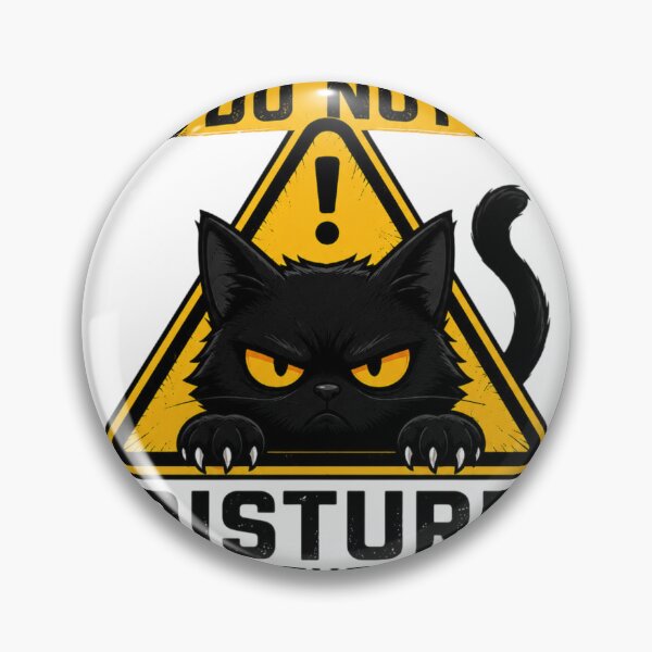 Item preview, Angry black cat Do not disturb T-SHIRT designed and sold by ModernPaws.