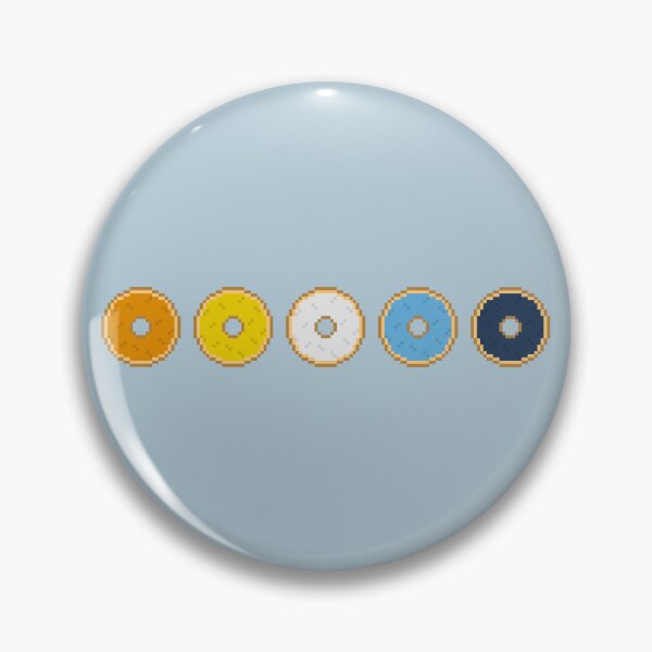 Item preview, AroAce Pixel Pride Donuts designed and sold by Lilac-Cat.