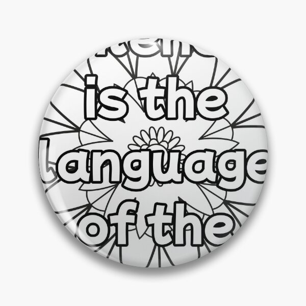Item preview, Mandala Coloring Page - Silence Is the Language of the Soul - Spiritual Printable designed and sold by BreathAndColor.