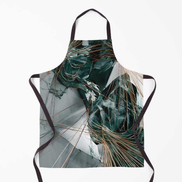 Item preview, Emerald Gold Marble Portrait designed and sold by CosmicGlyph.