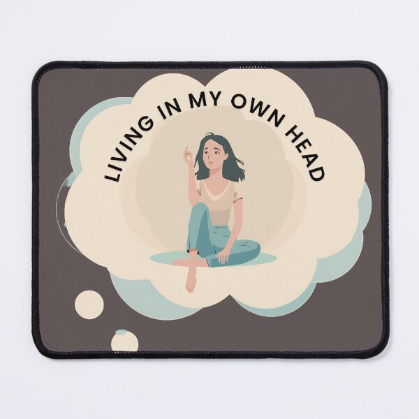 Item preview, Living in My Own Head Shirt – Introvert Mind Tee, Artistic Minimal Design designed and sold by Gohrin.co.