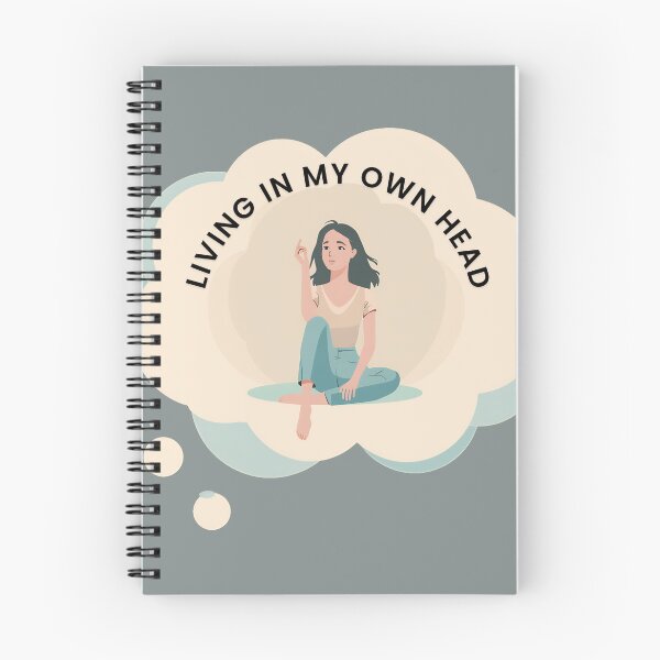 Item preview, Living in My Own Head Shirt – Introvert Mind Tee, Artistic Minimal Design designed and sold by Gohrin.co.