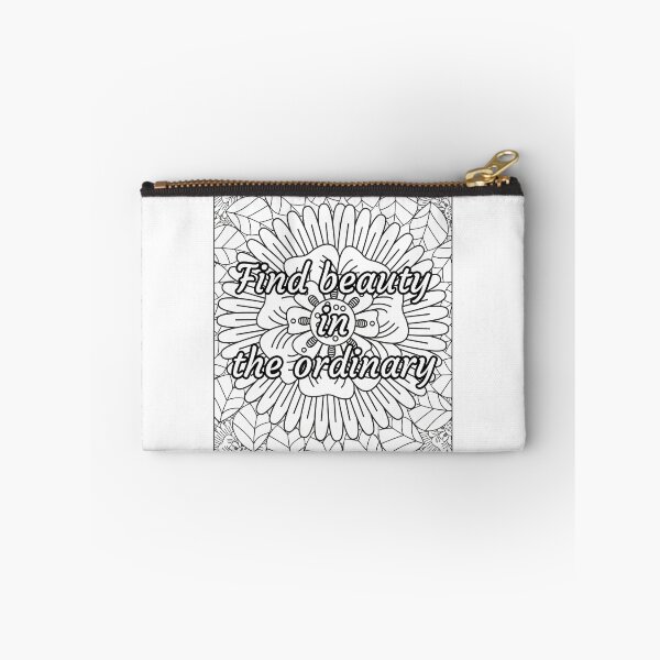 Item preview, Mandala Coloring Page - Find Beauty in the Ordinary - Positive Mindset designed and sold by BreathAndColor.