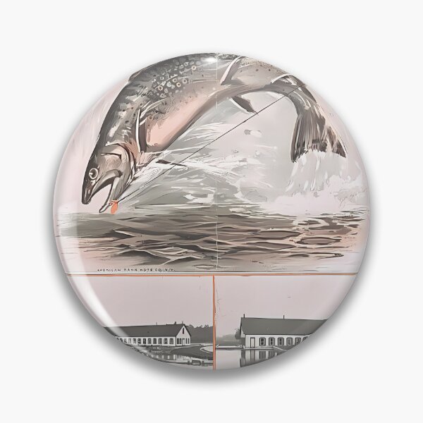 Item preview, Brook Trout Fishing Design | Ocean Art designed and sold by GammaRay.