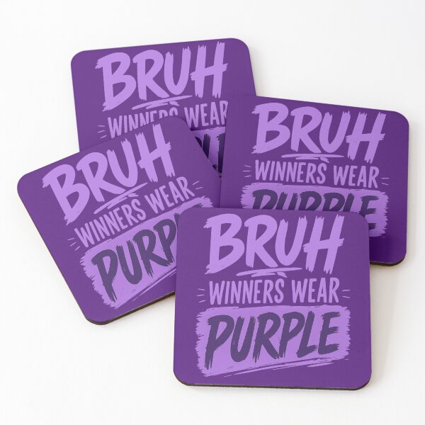Item preview, Winners Wear Purple Funny Motivational Quote Confidence Humor Gift designed and sold by Bright08.
