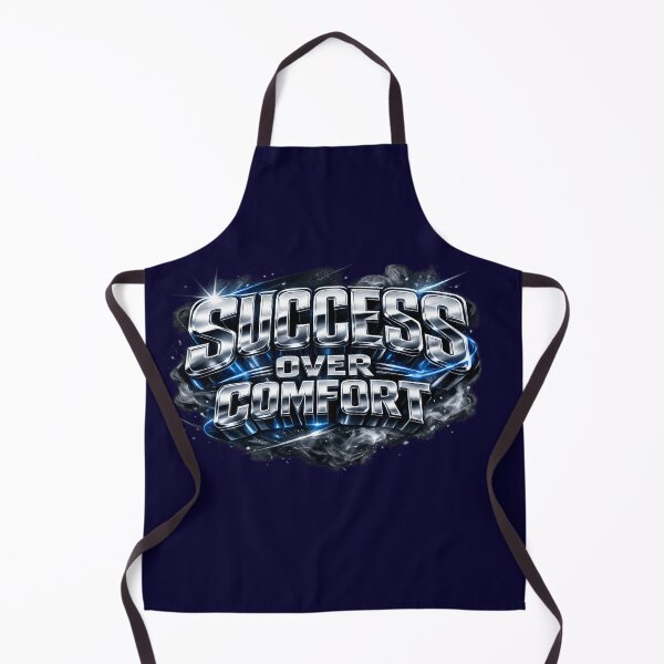 Item preview, Success Over Comfort 3D Effect Extruded Lettering Bold Depth Typography designed and sold by Bamimu Merch.
