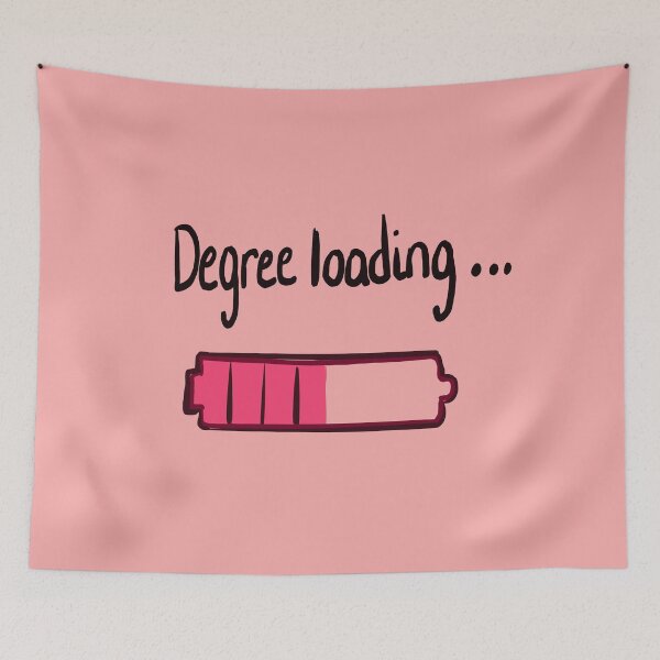 Item preview, Degree loading Grad Graduation College Student  designed and sold by Artonmytee.