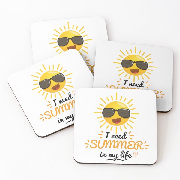 Item preview, I Need Summer In My Life Funny Sunshine Vacation Design designed and sold by WordPlayStudio.
