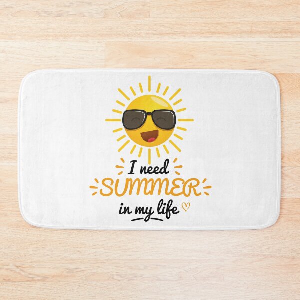 Item preview, I Need Summer In My Life Funny Sunshine Vacation Design designed and sold by WordPlayStudio.
