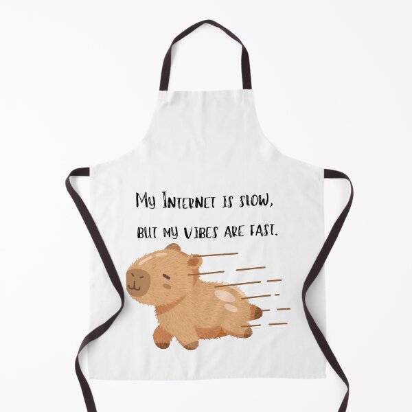 Item preview, My Internet Is Slow Capybara Funny Logo designed and sold by logowannawear.