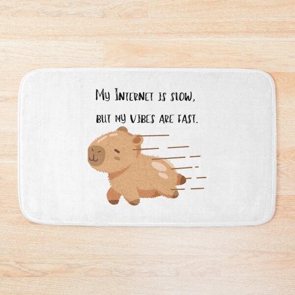 Item preview, My Internet Is Slow Capybara Funny Logo designed and sold by logowannawear.
