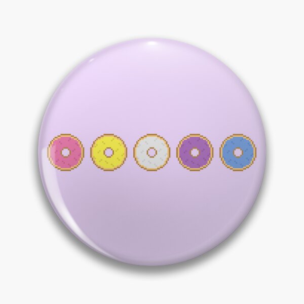 Item preview, Bigender Pixel Pride Donuts designed and sold by Lilac-Cat.