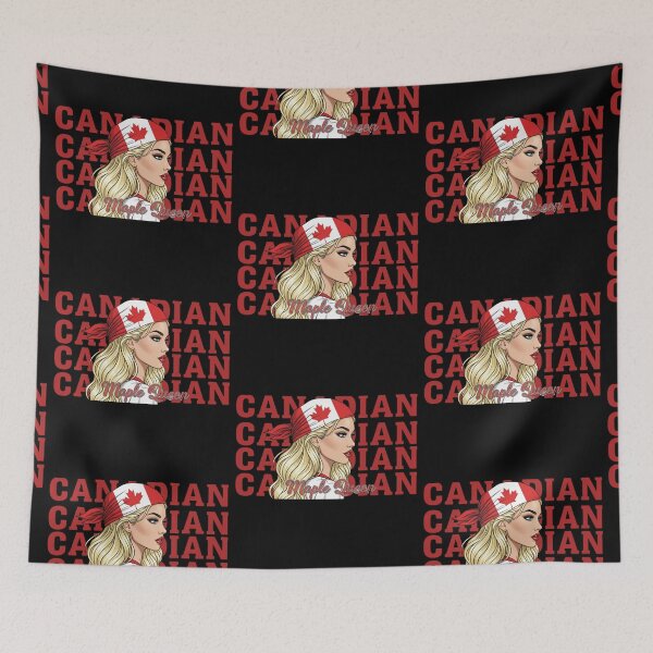 Item preview, Canadian Maple Queen Bold Dark Streetwear Graphic Tee designed and sold by BeatyinChaos.