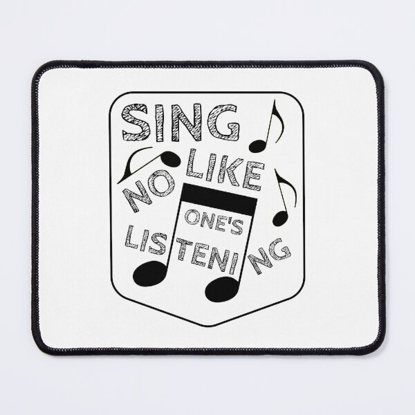 Item preview, Sing Like No One's Listening - Scruffy Version designed and sold by PositronicStu.