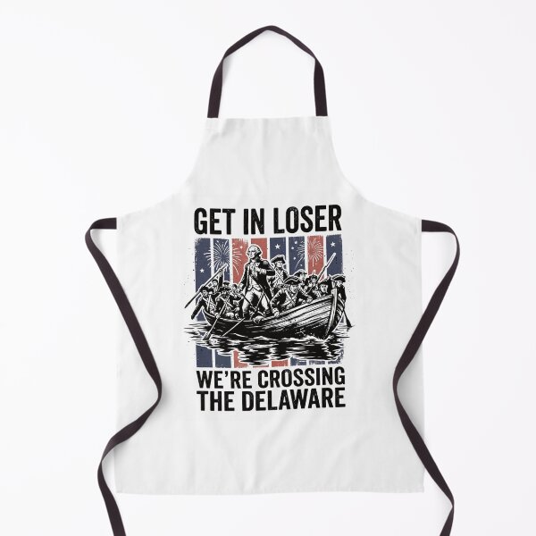 Item preview, 4th of July Get in Loser We're Crossing The Delaware Tee, Patriotic Vintage USA Retro America Art Graphic Tee designed and sold by AsturShop.