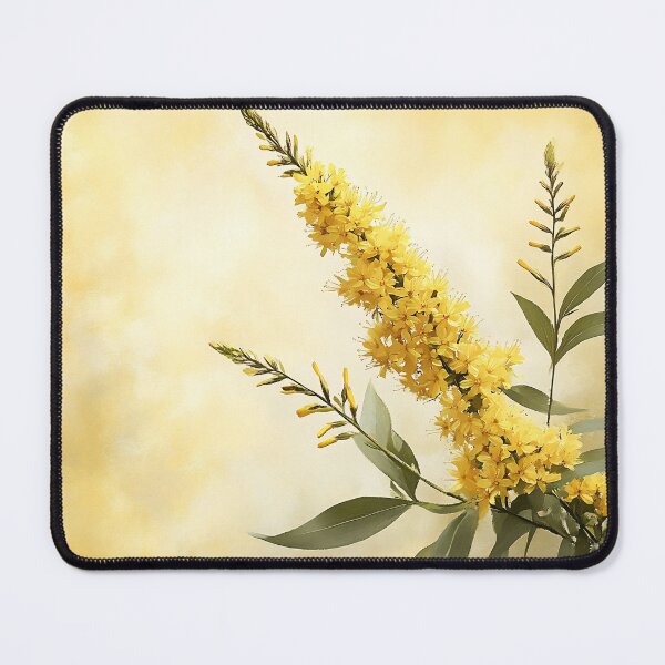 Item preview, Kentucky Goldenrod Wildflower Yellow Botanical Art designed and sold by daila70.