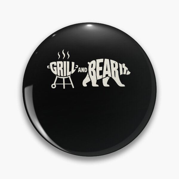 Item preview, Grill And Bear It Funny Dad Father Papa Barbecue Joke designed and sold by elderberry.