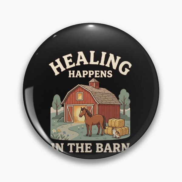 Item preview, Healing Happens In The Barn Horse Farm Equestrian designed and sold by elderberry.