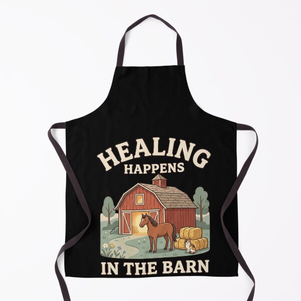 Item preview, Healing Happens In The Barn Horse Farm Equestrian designed and sold by elderberry.