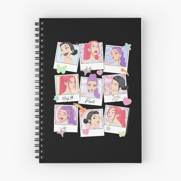 Item preview, Kpop Idol Huntrix Polaroid Frames Aesthetic Poster Design designed and sold by MustafaFoster.