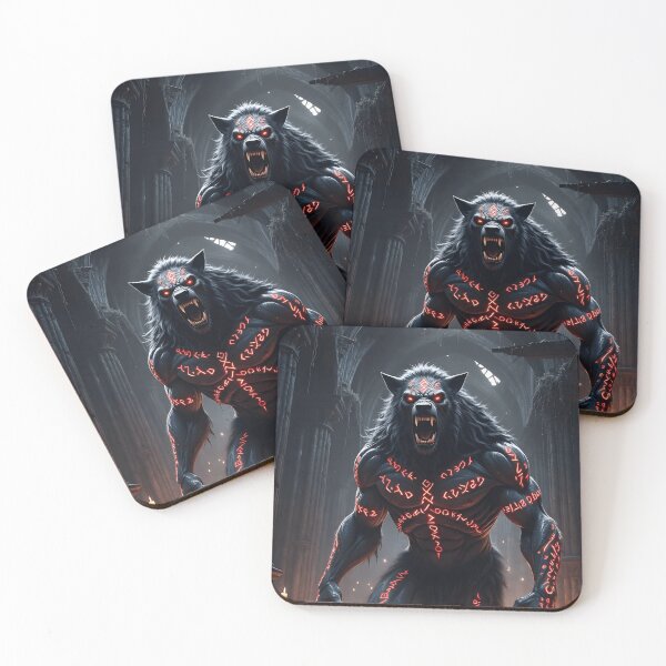 Item preview, Runebound Infernal Werewolf Of Ruin designed and sold by The Confluence.