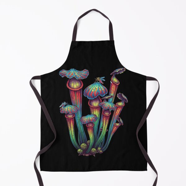 Item preview, Psychedelic Pitcher Plant Carnivorous Botanical Neon Art designed and sold by HoshisWorld2018.