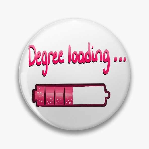 Item preview, Degree loading Progress bar for Grad Graduation College Student in pink coquette aesthetic  designed and sold by Artonmytee.