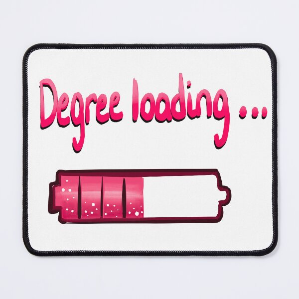 Item preview, Degree loading Progress bar for Grad Graduation College Student in pink coquette aesthetic  designed and sold by Artonmytee.