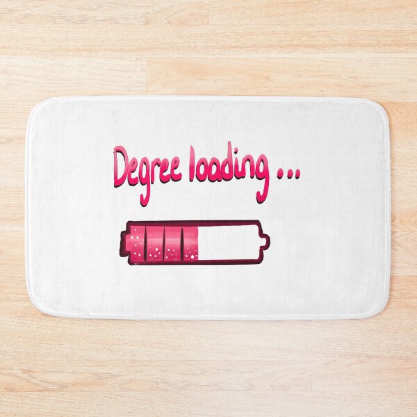 Item preview, Degree loading Progress bar for Grad Graduation College Student in pink coquette aesthetic  designed and sold by Artonmytee.